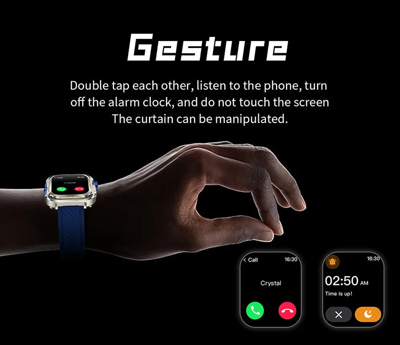 LIGE New 2.1" Ultra HD NFC Bluetooth Call Smart Watch Men Compass GPS Track 460mAH Battery Waterproof Watches For Android IOS