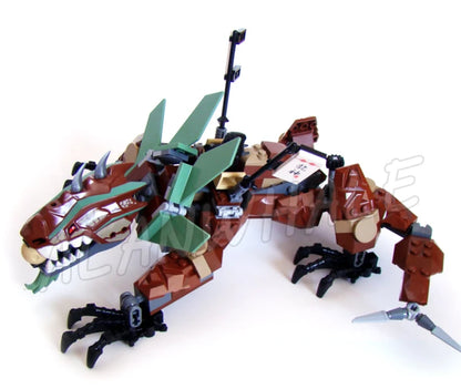 227pcs Shinobi 2011 Season Earth Dragon Defense Smashing Tail Armored Wings 2509 Building Blocks Toys Compatible With Model