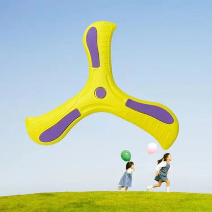 1PC Boomerang Children's Game Pet Toy Parent Child Interactive Toy Educational Outdoor Stress Relieving Toys Spinning Frisbee