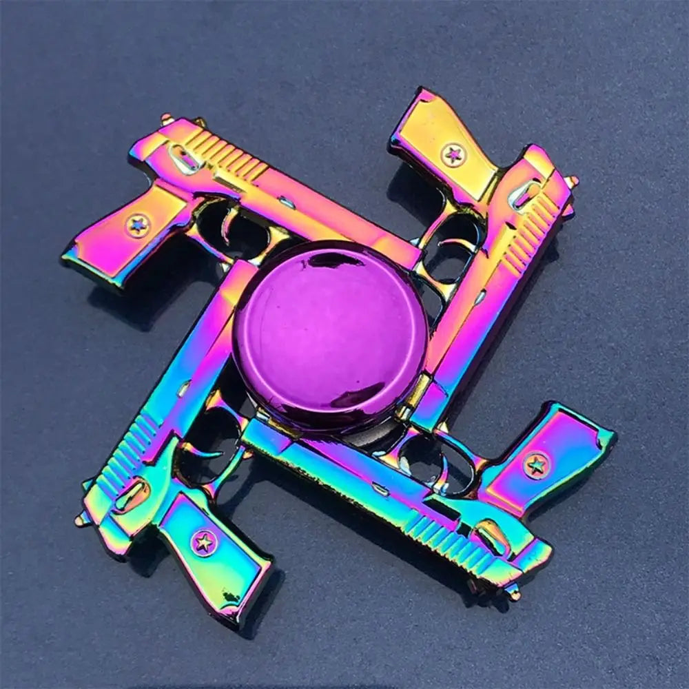 Dragon Wings Hand Spinner High Speed Low Noise Fingertip Gyro Alloy Anti Pressure Metal Rainbow Finger Spinner Children Toys