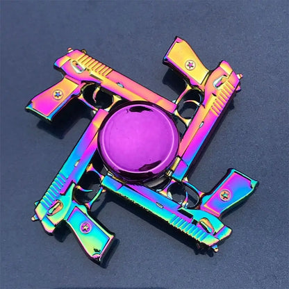 Dragon Wings Hand Spinner High Speed Low Noise Fingertip Gyro Alloy Anti Pressure Metal Rainbow Finger Spinner Children Toys