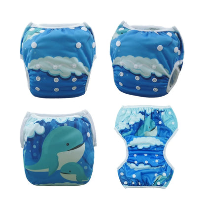 U PICK ALVABABY Swim Nappy Suitable for Swim Classes Fashion Design Reusable Swim Diaper for Baby Under 8 Months