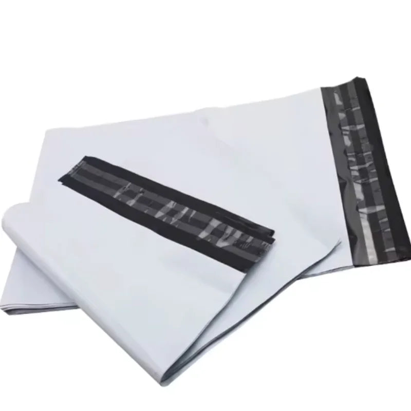 Bulk White Self-Seal Adhesive Courier Bags for Express Delivery - Plastic Packaging Pouches Envelope Storage Mail Envelope