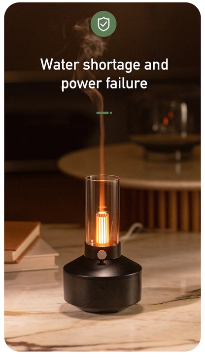 Retro Lamp Aromatherapy Diffuser Air Humidifier Home Room Fragrance USB Electric Ultrasonic Aroma Essential Oil Difusor