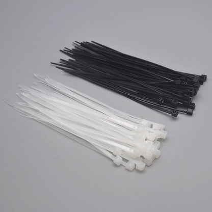 100pcs nylon plastic zip ties, cold resistant drawstring bags Cable Ties small