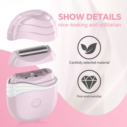 Women's Epilator Electric Hair Shaver Mini Hair Removal Trimmer Portable Body Hair Remover Razor Armpit Arm Leg Hair Epilator
