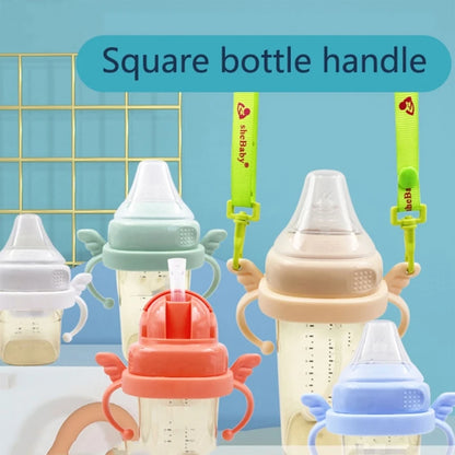 BPA Free Classic Newborn Bottle Grip Handle Compatible Silicone Handles for Hegen Bottle Size Baby Feeding Bottle Accessories