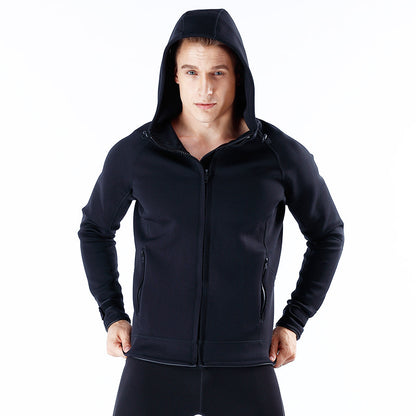 Unisex 2MM Neoprene Long Sleeves Jacket Hooded Cold and Waterproof Warm Top Windbreaker for Men and Women