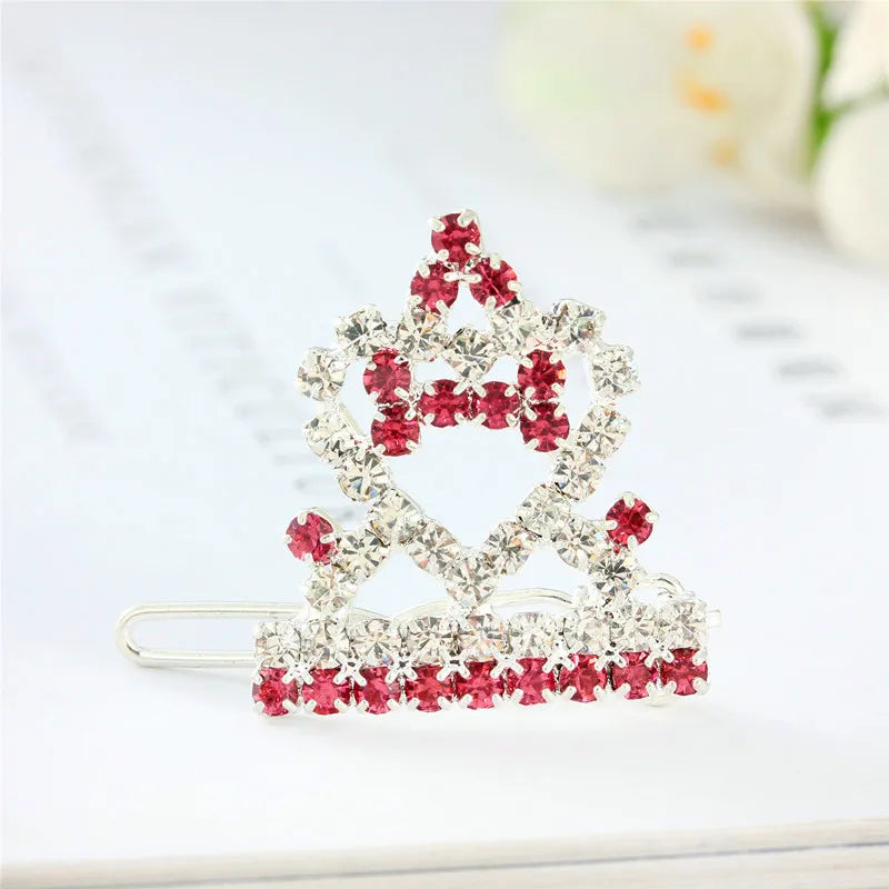 Bling Pearl Dog Collar Small and Medium Dogs Crown Hair Clips Puppy Accessories Doggy Heart and Bone Necklace Pet Supplies