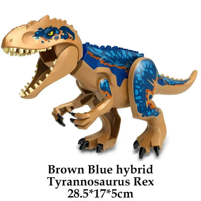 Great Value!!! Mosasaurus Jurassic World Park Dinosaurs Rex Indoraptor Triceratops Indominus Building Block Toys Dinosaur Gift