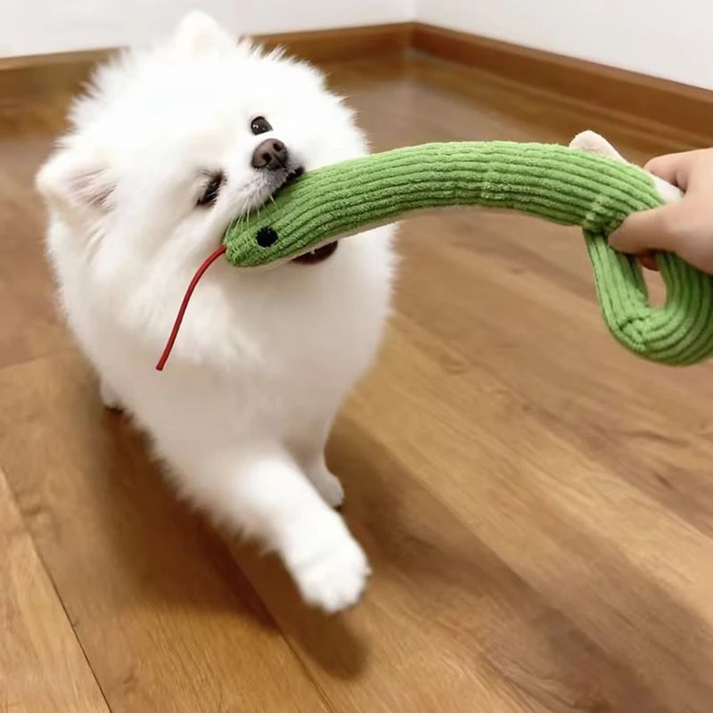 Hot sale Dog Toy Snake Interactive Toy Kitten  Kick Toy Interactive Pet Toy for Indoor Cats 16.5 Inches Pet Supplies