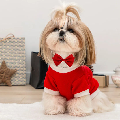 Pet Bowties 30/50/100PCS Dog Tie Collars Bulk Adjustable Dog Bow Ties Solid Color Cat Neckties Pet Supplies For Dogs and Cats