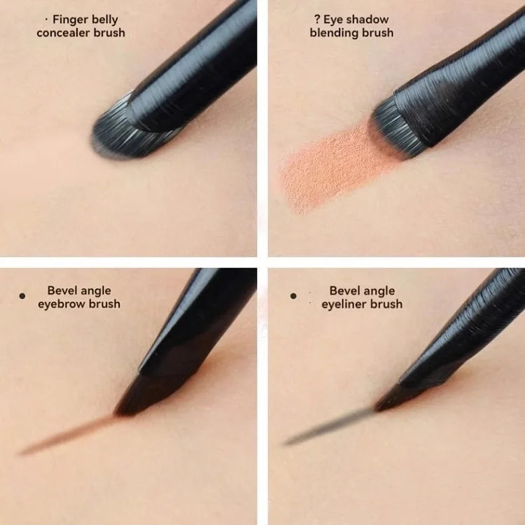WholsealeSoft Bristle Eyeshadow Brushes 10-piece Set Eye Makeup Smudge Undercover Eyeliner Blade Eye Detail Small Makeup Brushes