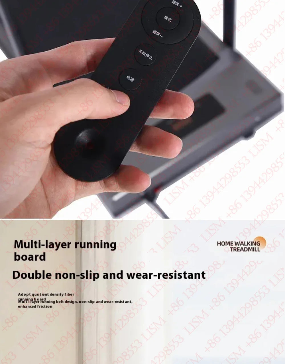 Household Flat Treadmill Indoor Mini Folding Silent Electric Shock-absorbed Flat Treadmill Simple Walking Pad Fitness Equipment