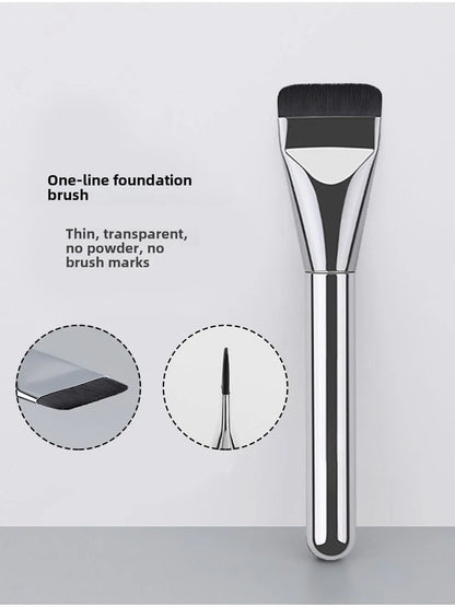 Beauty makeup tools one-word foundation brush do not eat powder flat head base makeup brush makeup brush