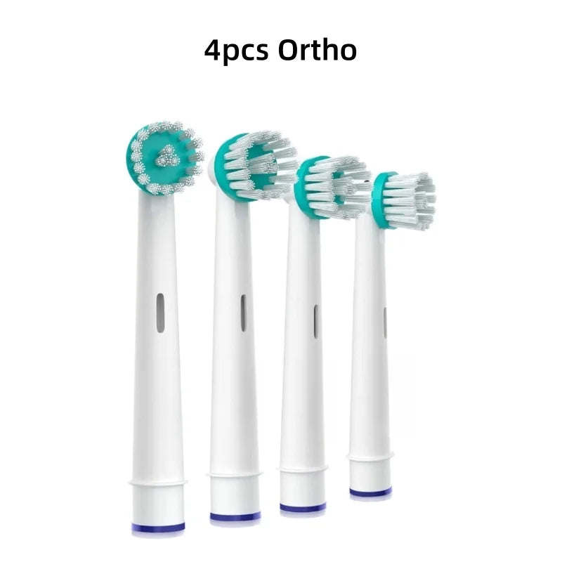 4/8/16 Pcs Interproximal Clean Replacement Brush Heads For Oral B Professional Ortho Orthodontic Electric Toothbrush Heads