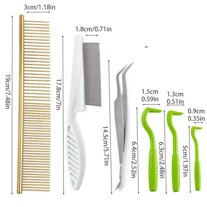 Pet Grooming Scissors Dog Hair Tool Set Professional Trimming Scissors Bent Scissors Teddy Haircutting Scissors Pet Supplies