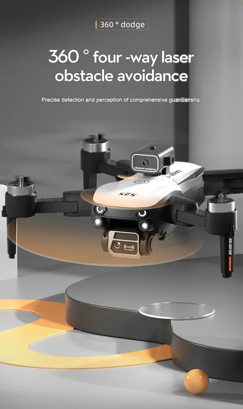 Lenovo S2S Mini Drone 8K HD Professional 4K Dual Camera Obstacle Avoidance Brushless Motor Foldable Rc Quadcopter Toys Gift