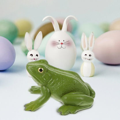 Animal Model Toys Frog Gift Early Education Puzzle Ornament Statue Plastic Teaching Prop Figurine