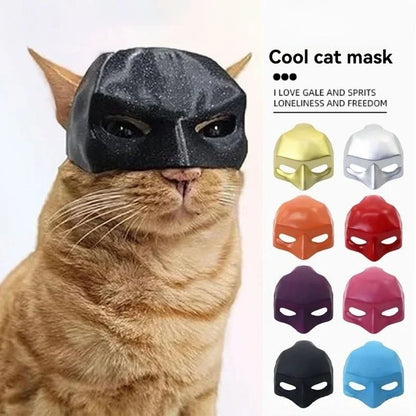 3d Printing Cat Avenger Mask Batman Cosplay Hat Mask Halloween Party Headwear Pet Dog Mask Helmet Props Pet Supplies Photos