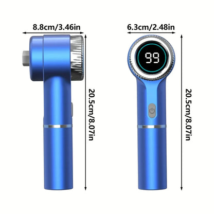 OLOEY 5 in 1 Electric Cleaning Brush Multifunctional Kitchen Bathroom Toilet Portable Powerful Clean Brush 5 Brush Heads LED