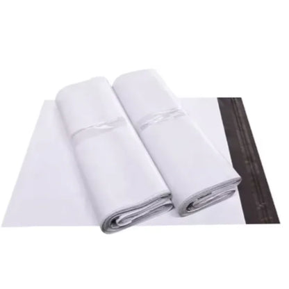 Bulk White Self-Seal Adhesive Courier Bags for Express Delivery - Plastic Packaging Pouches Envelope Storage Mail Envelope