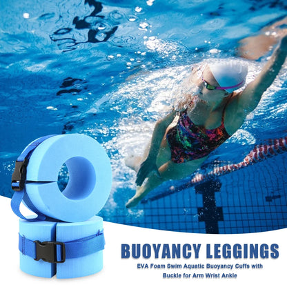 2pcs Swimming Weights Aquatic Cuffs Water Aerobics Float Ring Fitness Exercise Set Workout Ankles Arms Belts Pool Accessories