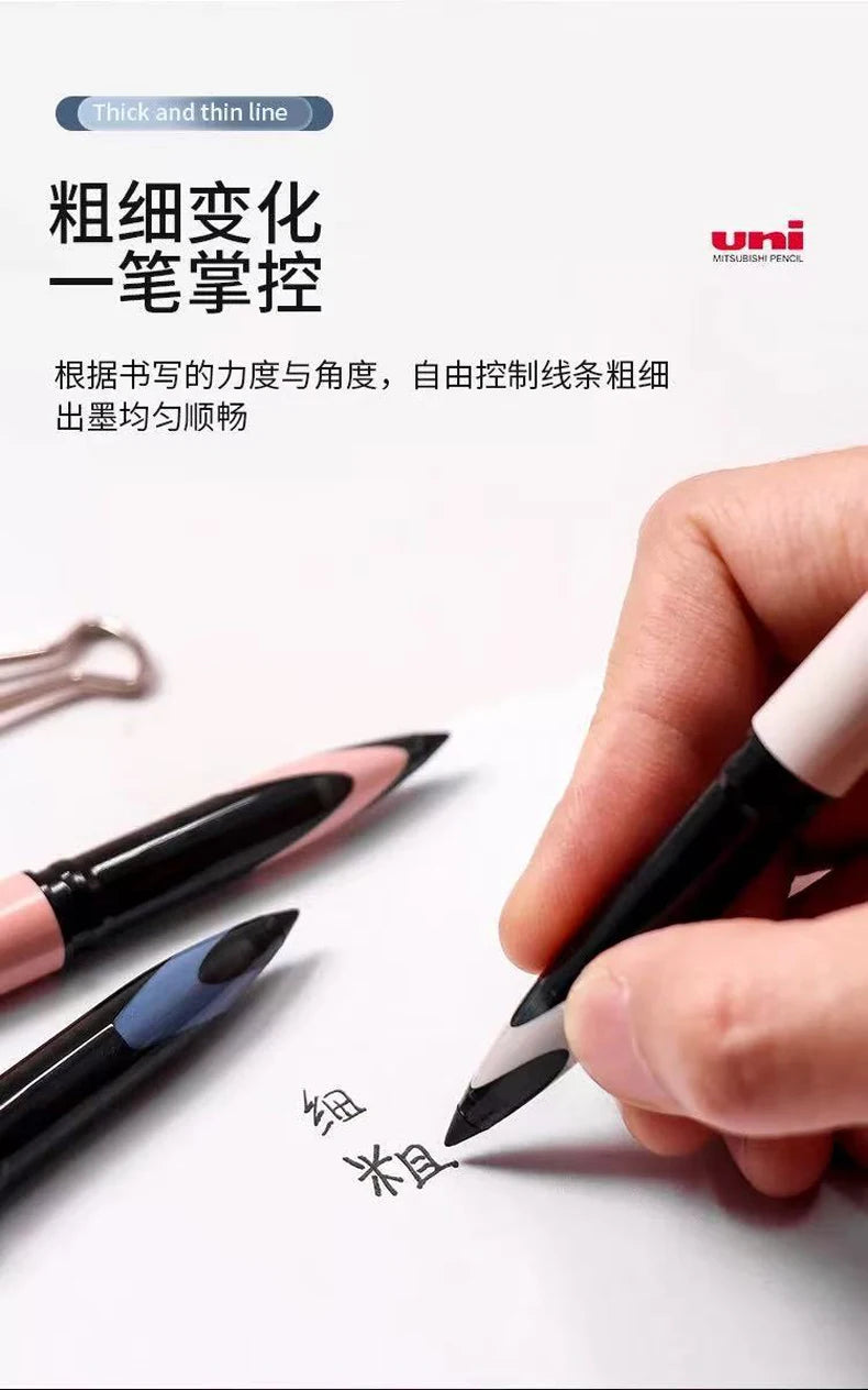 Uni Ball Air Micro Gel Rollerball Pen UBA-188 0.5/0.7MM Japanese Stationery Black Technology Straight Liquid Free Control Ink