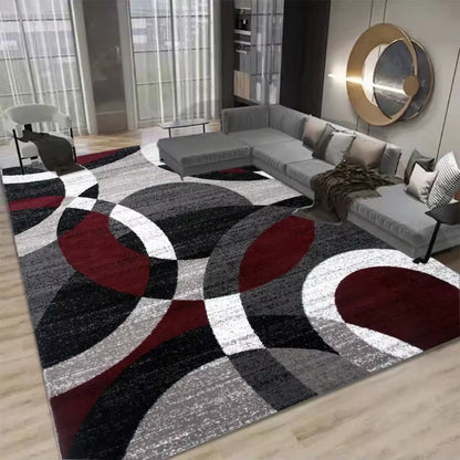 Nordic Geometric Carpet for Living Room