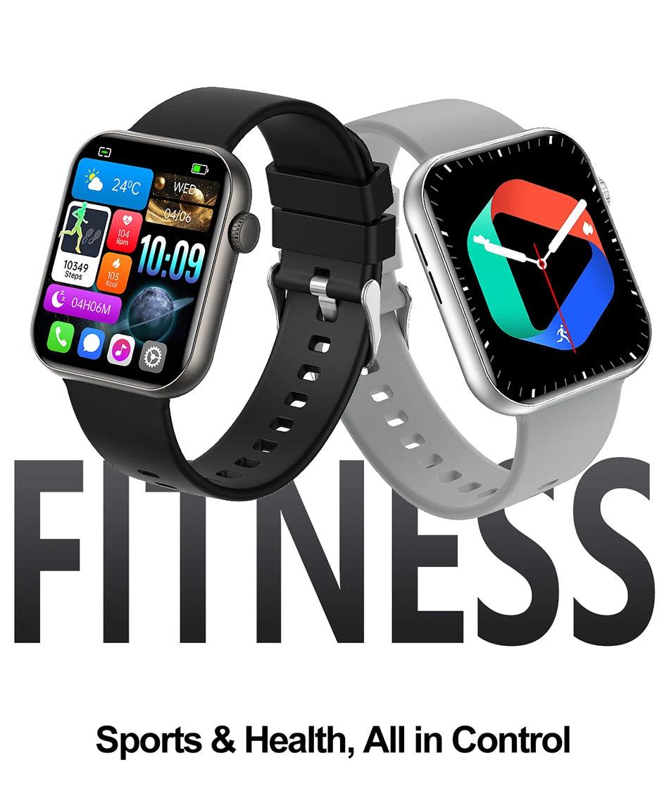 2025 New Smart Watch Full Touch Screen Bluetooth Call AI Voice Heart Rate Waterproof Watches Sports Bracelet Smartwatch Women