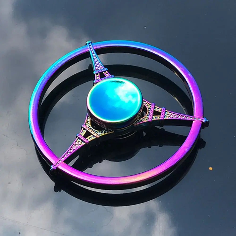 Dragon Wings Hand Spinner High Speed Low Noise Fingertip Gyro Alloy Anti Pressure Metal Rainbow Finger Spinner Children Toys