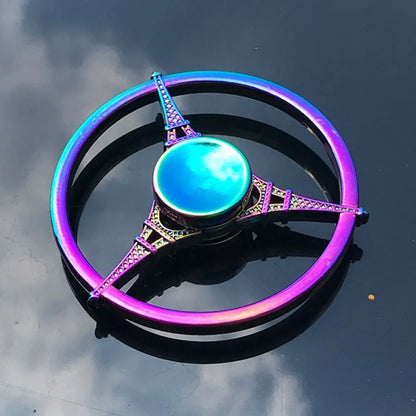 Dragon Wings Hand Spinner High Speed Low Noise Fingertip Gyro Alloy Anti Pressure Metal Rainbow Finger Spinner Children Toys