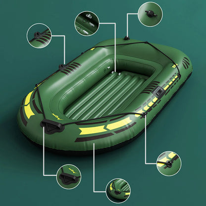 High Quality 0.4mm PVC Iatable Kayak Canoe Rowing Air Boat DoubleDrifting Diving Iatable Boat Fishing Boat