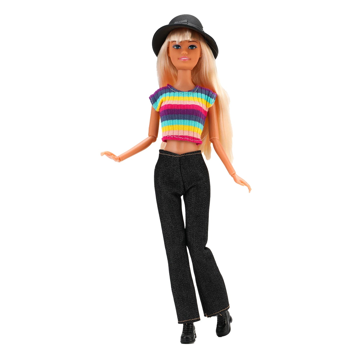 Fashion BJD Doll Clothes Top+pants(+Hats+shoes)Set Fit 30cm Doll&1/6 BJD Doll Clothing Accessories,Toys For Girls Gifts Festival