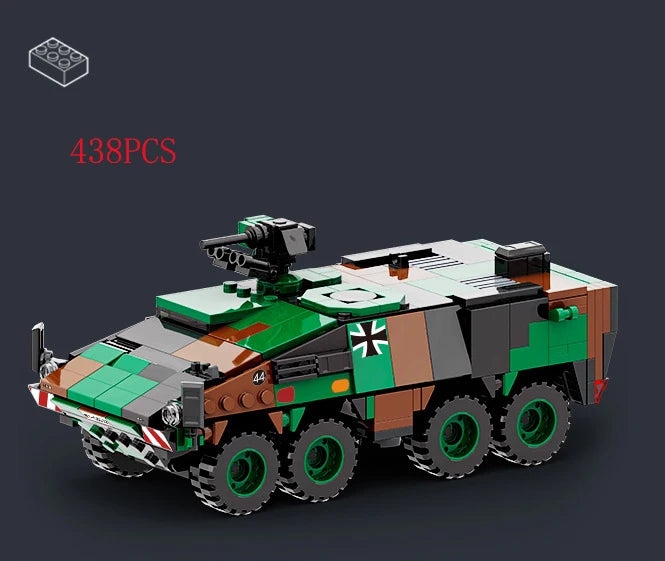 Military Vehicles Tank Sets SWAT Army City Police T34 Model Building Blocks DIY Brick Kids Toys Classic World War II WW2
