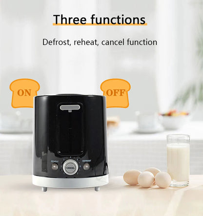 DMWD 4 Pcs Household Toaster Bread Oven 7 Gears Automatic Sandwich Maker Breakfast Machine Double-side Heating Baking Tool 220V