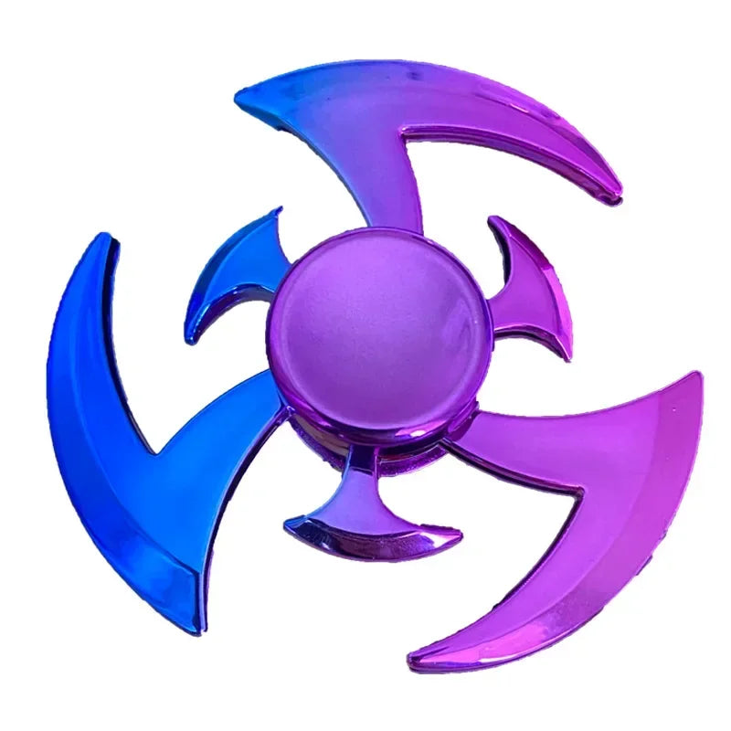 ABS Colorful Fidget Spinner Anti-Anxiety Toys Spinners Relieves Stress Fingertip Gyroscope for Reducing Adult Kids Decompression