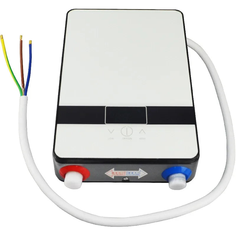 6500w Instant Tankless Water Heater 220v Thermostat Induction Heater Smart Touch Electric Heaters Shower Automatica High Quality