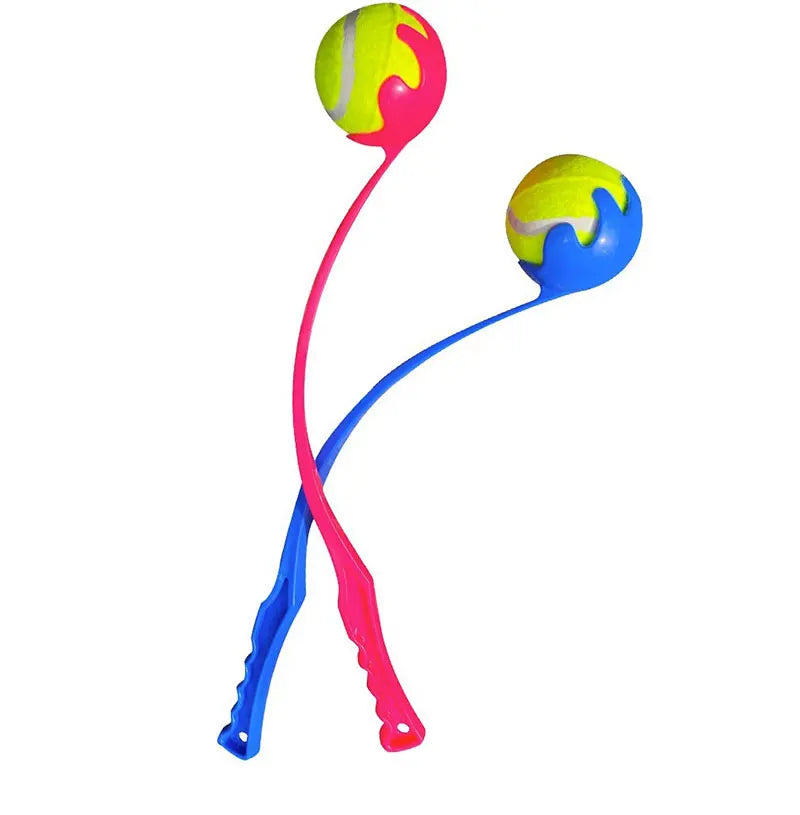 Pet Tennis Ball Launcher Stick - Interactive Outdoor Dog Funny Training Interactive Ball Picking Toy Training Toys Pet Supplies