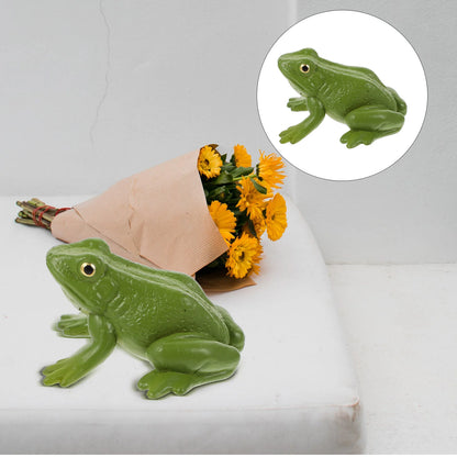 Animal Model Toys Frog Gift Early Education Puzzle Ornament Statue Plastic Teaching Prop Figurine