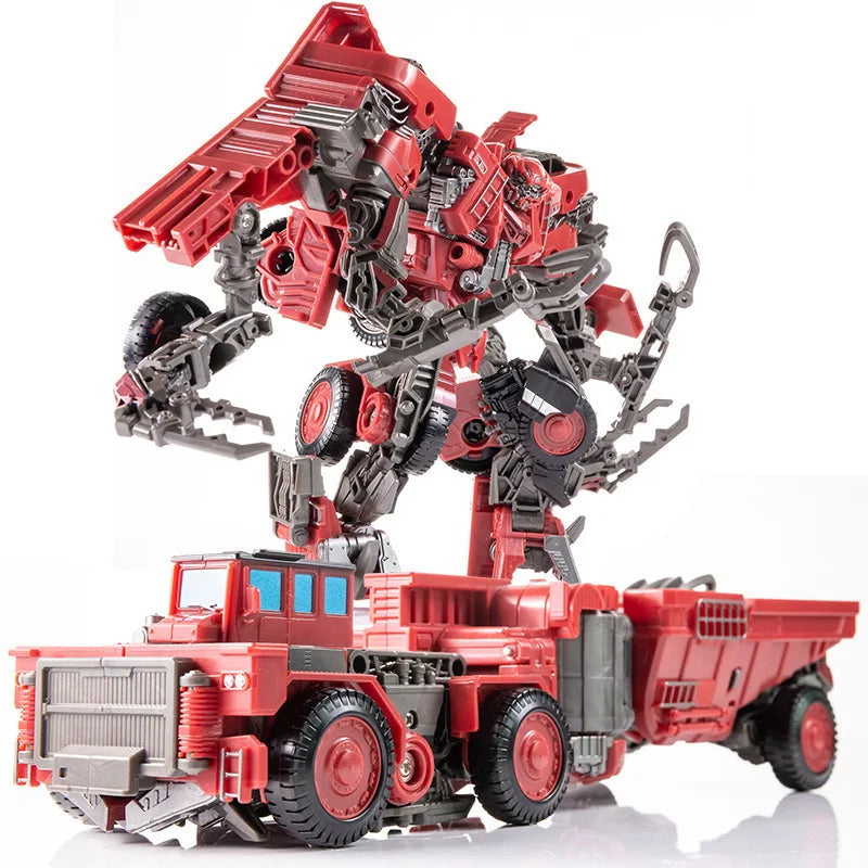AOYI Cool 8 IN 1 Oversize Devastator Toys Boy Anime Hook Action Figures Robot Car Engineering  Vehicle Model Kids