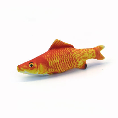 Cat Toy Training Entertainment Fish Plush Stuffed Pillow Simulation Fish Cat Toys Fish Interactive Pet Chew Toy Pet Supplies