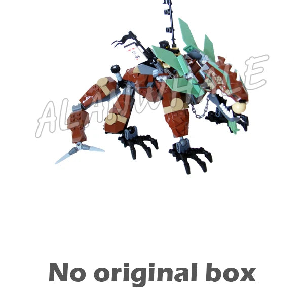 227pcs Shinobi 2011 Season Earth Dragon Defense Smashing Tail Armored Wings 2509 Building Blocks Toys Compatible With Model
