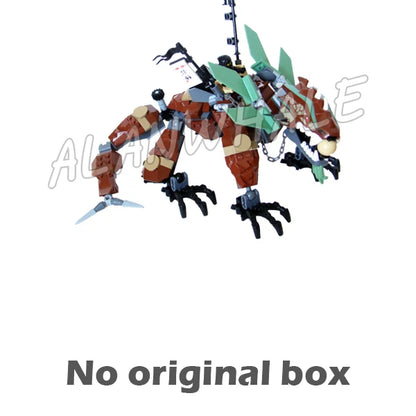 227pcs Shinobi 2011 Season Earth Dragon Defense Smashing Tail Armored Wings 2509 Building Blocks Toys Compatible With Model