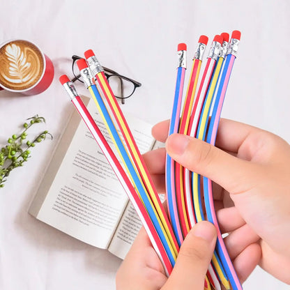 35 Pieces Flexible Soft Pencil Magic Bend Pencils for Kids Children School Fun Equipment