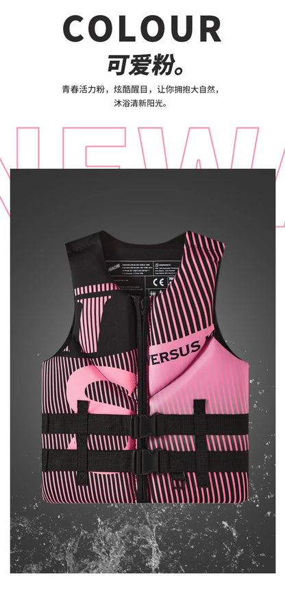 Life Jacket Adult Professional Super Buoyancy Surf Vest Water Sports Kayak Motorboat Drifting Vest Rescue Lifeguard Life Vest