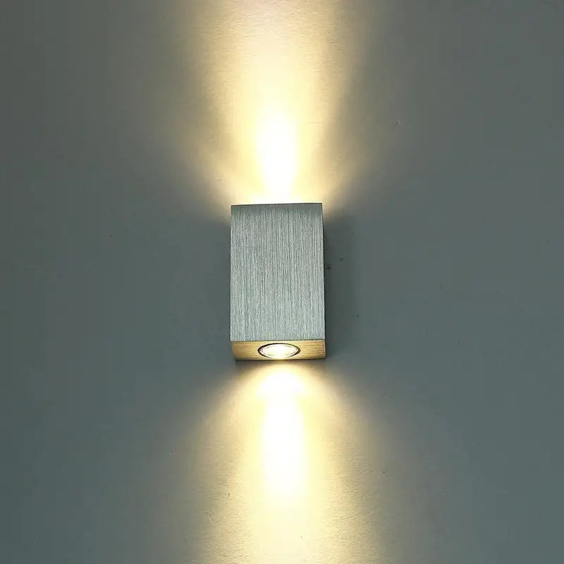 Cube Shape LED Wall Lamp for Indoor and Outdoor Use