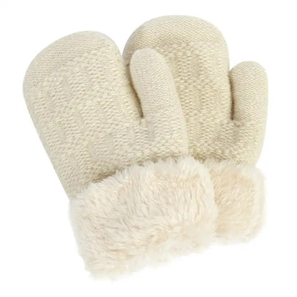 Winter Woolen Knitted Gloves for Men, Women, and Kids