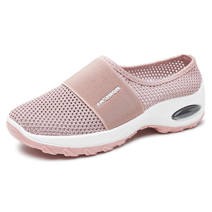 Breathable Mesh Half Support Women's Casual Shoes