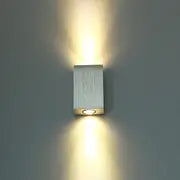 Cube Shape LED Wall Lamp for Indoor and Outdoor Use